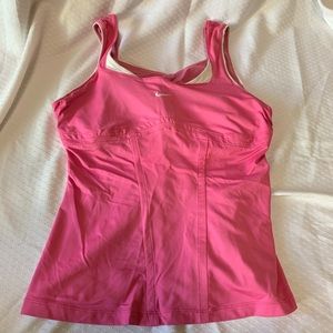 Nike pink workout top